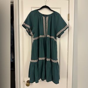 NWT Madewell Mini Tiered Dress - Large